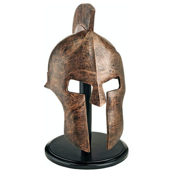 Greek Spartan Helmet Sculpture