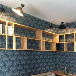 S&eacute;verine - une biblioth&egrave;que de style art d&eacute;co - 本棚