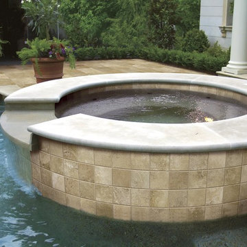 Stone on Pool Surround