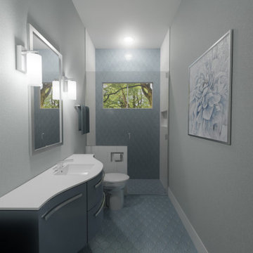 Guest Bathroom Renovation (Rendering)