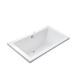 Kallista Linen Barbara Barry Acrylic Bathtub, Undermount Only - Bathtubs