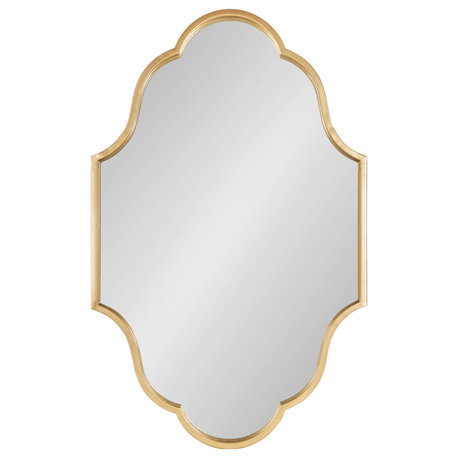 Rowla Framed Wall Mirror, Gold