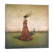 "Empty Nest Invocation Gallery" by Duy Huynh, 26x26x1.5"