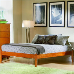 Concord Platform Bed with Open Footrail - Platform Beds