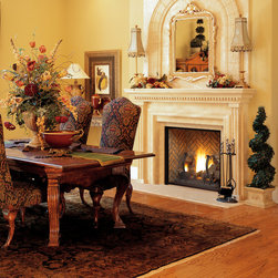 Montebello DLX - Traditional Fireplace Design Collection by Astria - Indoor Fireplaces