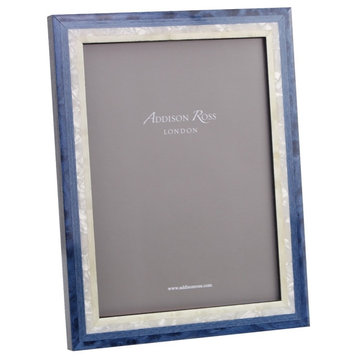 Addison Ross Studio Blue Marquetry Picture Frame, 4x6