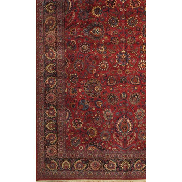 Pasargad DC Persian Mashad Hand Knotted Rug, 10'2"x16'8"