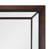 Audubon Framed Wall Mirror, Rustic Brown, 24x36