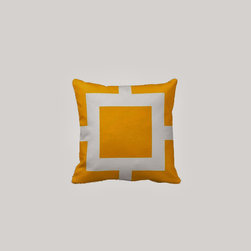 Tomova Jai Designs - Square Biz Color Blast Decorative Pillow - Decorative Pillows