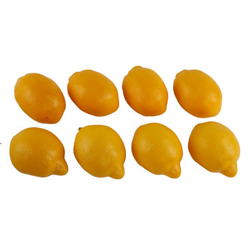 Packed Asstorted Lemon, Yellow, Set of 8