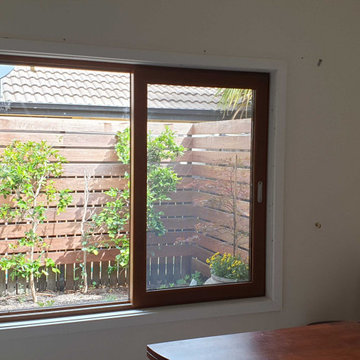 Timber-look uPVC Golden Oak Double Glazing