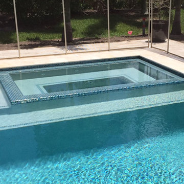 90 degree Glass Trim Tile