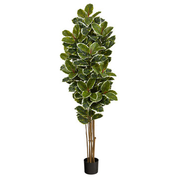 6' Oak Artificial Tree UV Resistant, Indoor/Outdoor