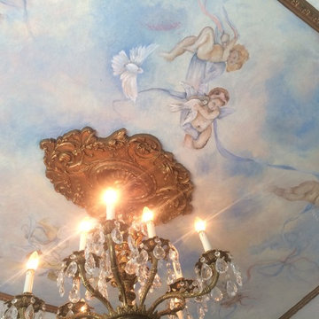 Dining room ceiling
