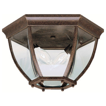 Independence 2 Light Outdoor Ceiling Light, Tannery Bronze