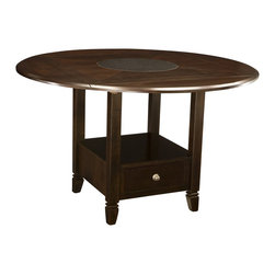 Northfield 2-pc. Drop-Leaf Counter-Height Dining Table w/ Storage - Dining Tables