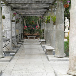 Limestone Columns - Columns And Capitals
