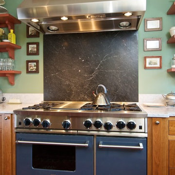 A colorful 48" BlueStar Range That is Perfect for Entertaining and Hosting