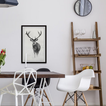 "Elk Stare II" Framed Painting Print