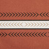 DII Asst Clay Aztec Print Pillow Cover, Set of 4