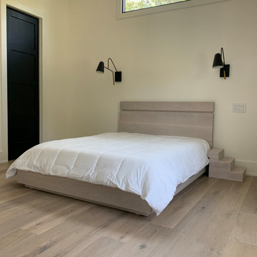 Light Grey Solid Oak Bed Frame