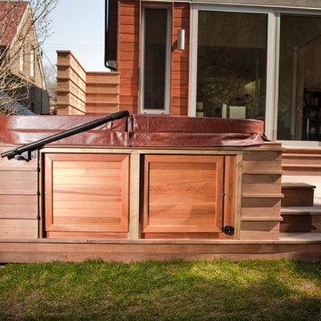 Ipe Hot Tub Access Door