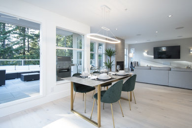 Inspiration for a dining room remodel in Vancouver