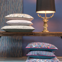 Clueit Webb Interiors AW18 Collection - Arame Ocean and assorted cushions - Scatter Cushions