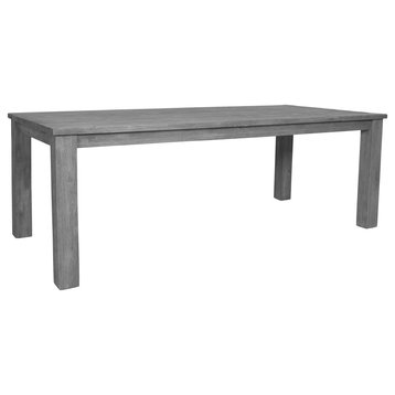 Galatsi Wooden Dining Table, Grey