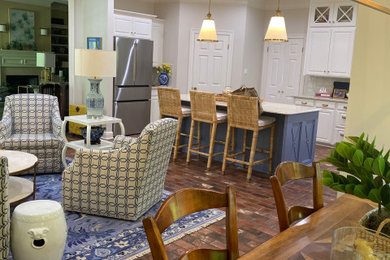Inspiration for a french country home design remodel in New Orleans