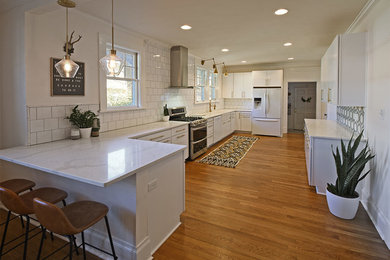 Inspiration for a transitional kitchen remodel in Other