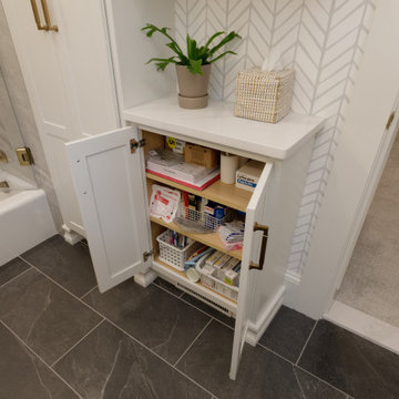 White Master Bath