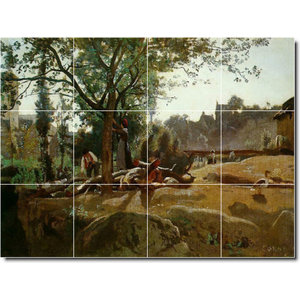 Ceramic Tile Mural Kitchen backsplash/Bathroom Shower MK- by Mark Keathly Morning Roundup