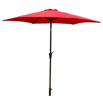 9' Pole Umbrella With Carry Bag, Red