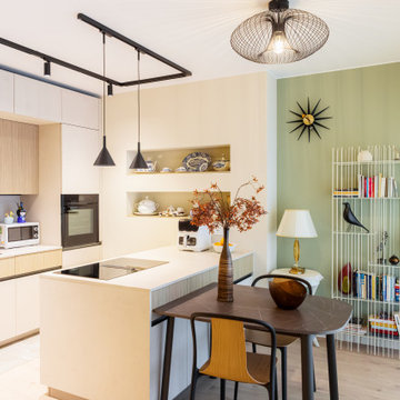 Appartamento a San Martino Buon Albergo con open space e materiali naturali