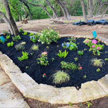 Raised Garden Bed with Paver Edge