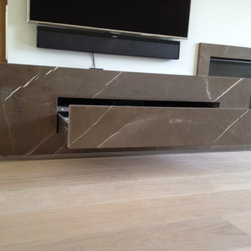 Natural stone fireplace - Indoor Fireplaces