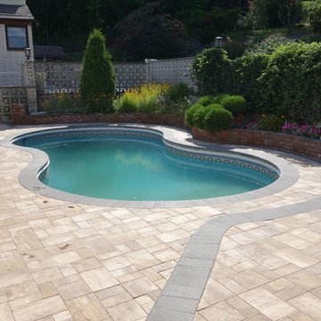 Pool Surround and Paver Patio - Custom Paver Patio