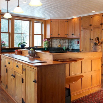 Repurposed Wood Kitchen renovation