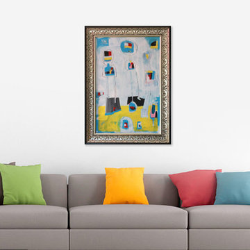 "Walking #1" in a room setting - SOLD