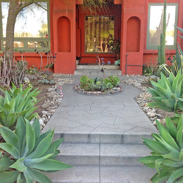 Walkways Installation--Stamped Concrete