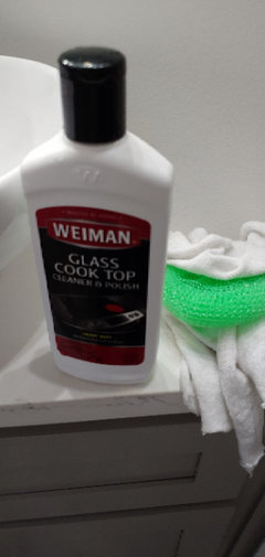 Shower clean: barkeepers friend, drill brush, windex, and rain-x