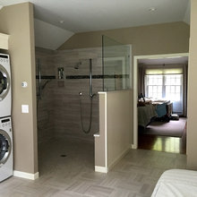 Accessible Bathroom with Curbless Shower