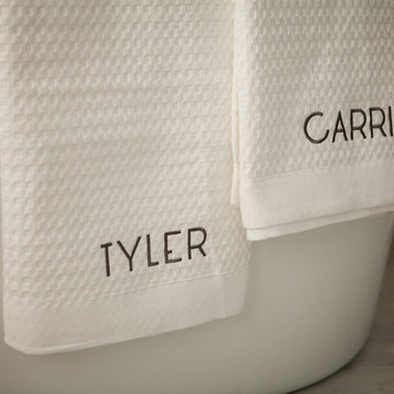 Bathrooms featuring Eco-Friendly Waffle Weave Towels