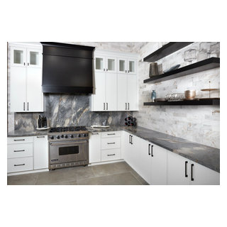 Ijen Blue Quartzite Kitchen - Contemporary - Kitchen - Phoenix - by ...