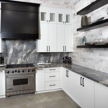 Ijen Blue Quartzite Kitchen
