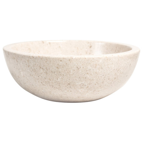 Natural Stone Vessel Bathroom Sink,  Isidro Ojinaga Marble