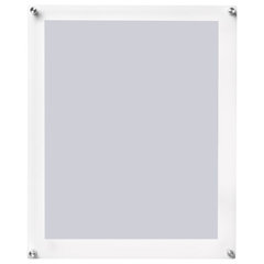 Wexel Art 19x23-Inch Double Panel Clear Acrylic Floating Frame for Up to  16x20