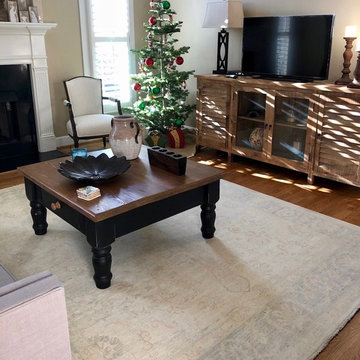 Dream space holiday reveal complete with our all-natural, hand knotted Oushak!