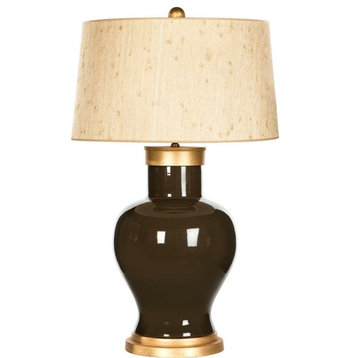 Sienna Cove Couture Table Lamp Chocolate